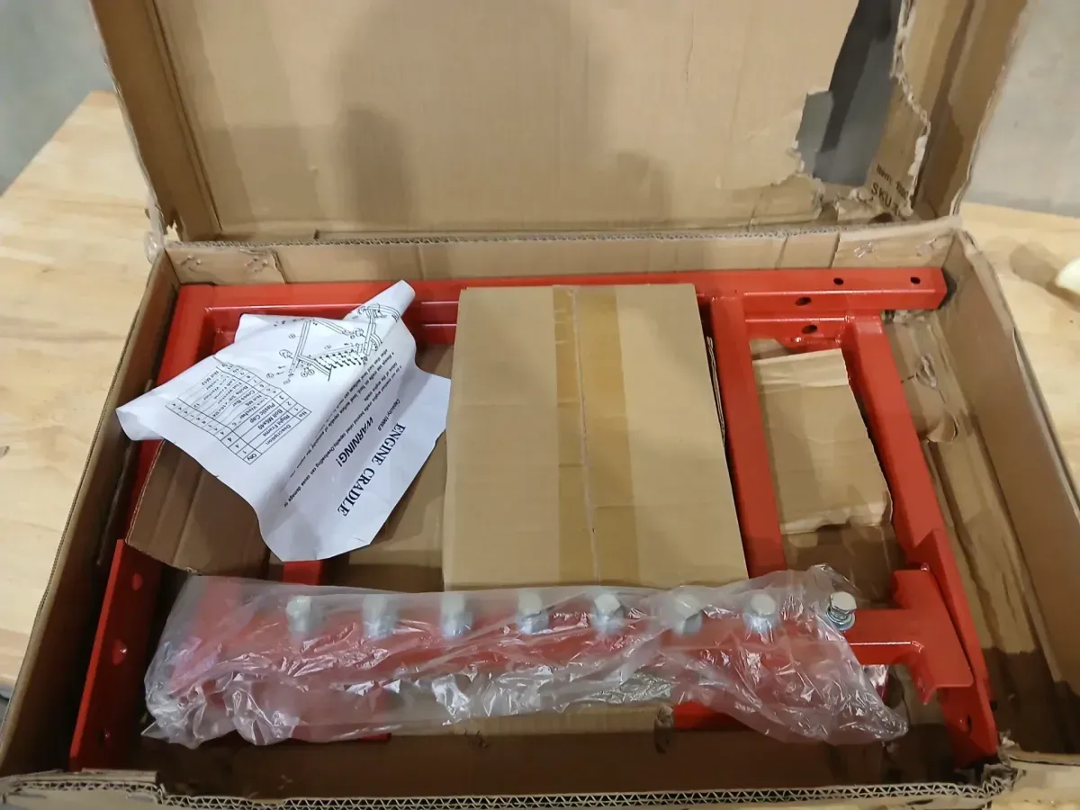 1000 lbs. Engine Cradle with 3 in. Heavy Duty Steel Construction Wheels - image 3