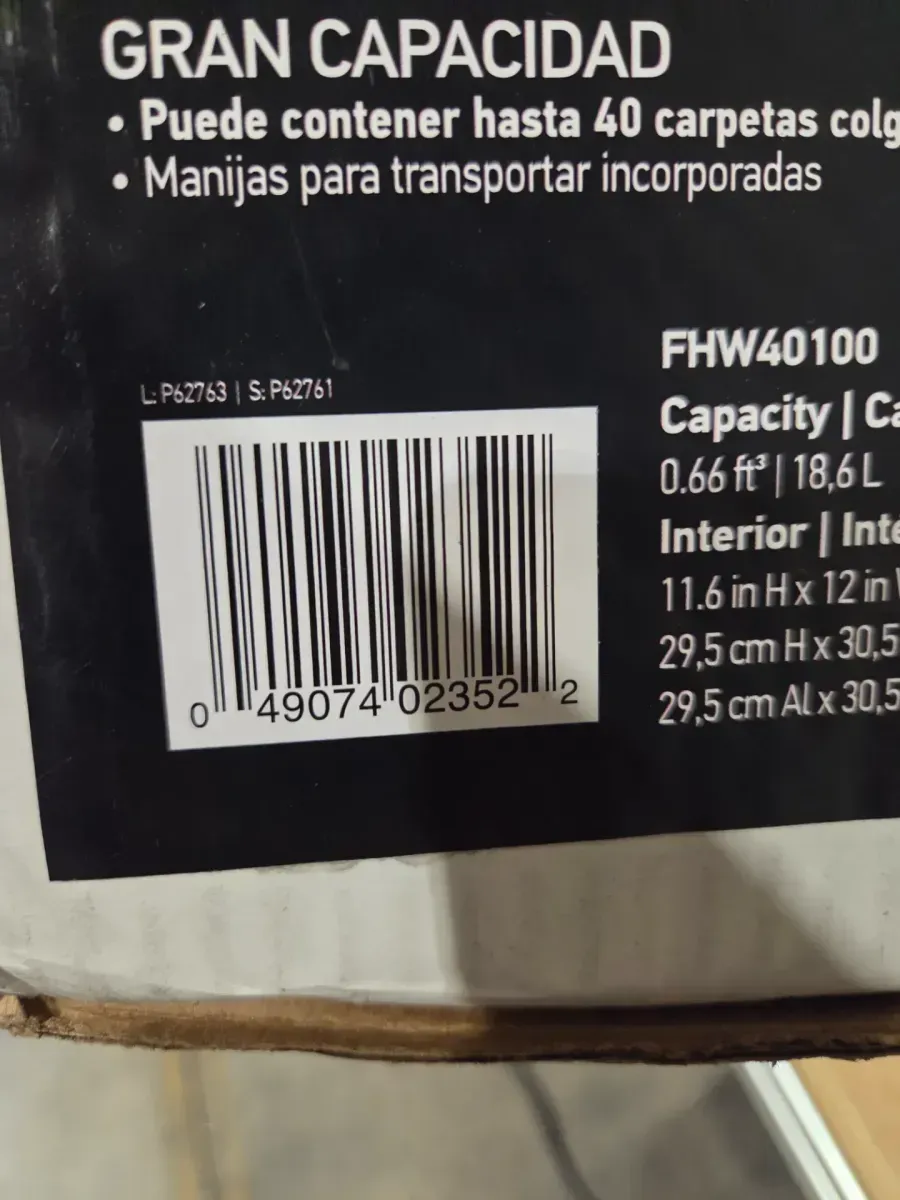 0.66 cu. ft. Fireproof & Waterproof Safe File Box - image 4