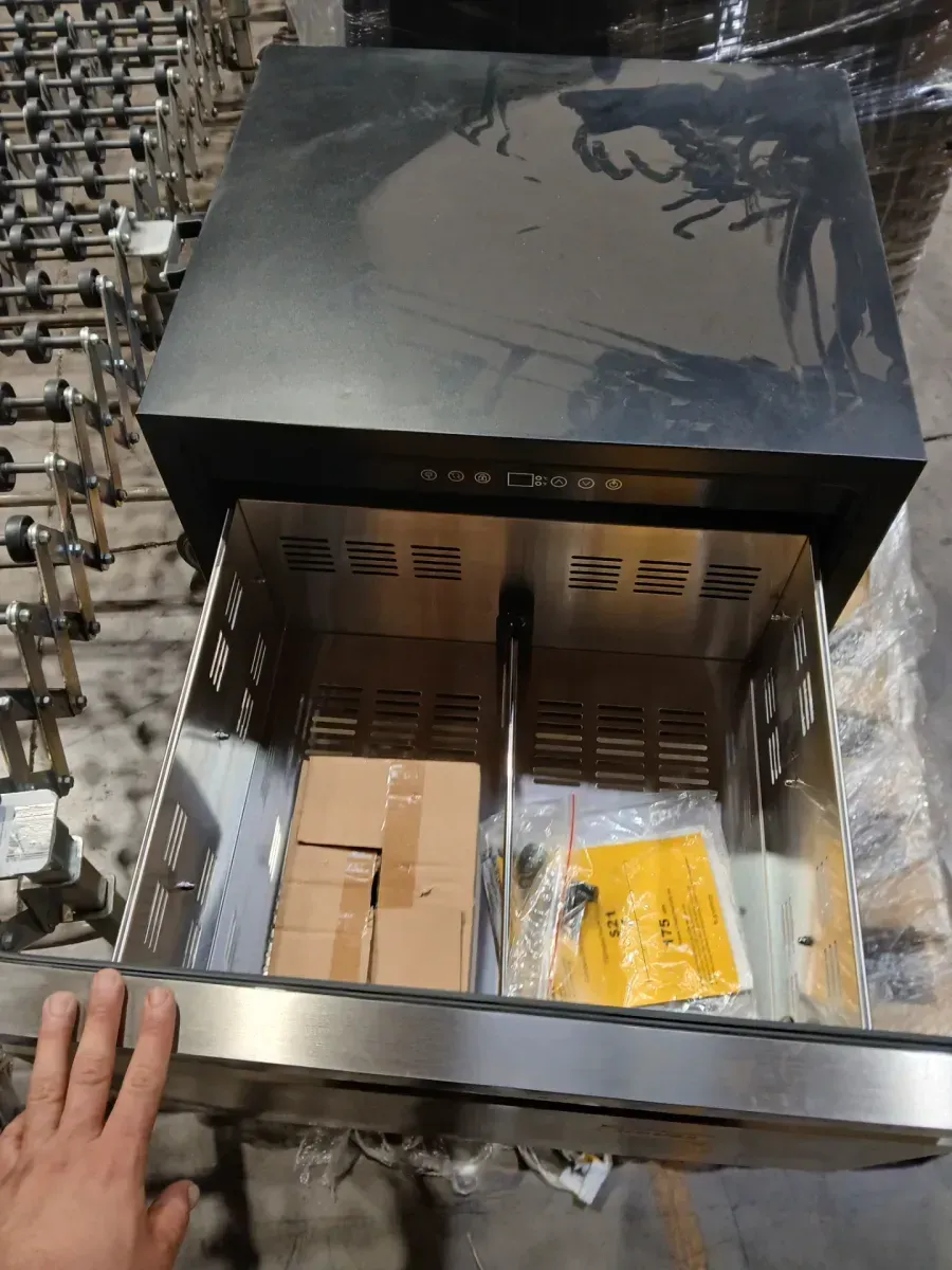 24 in. 4.9 cu. ft. Built-In/Freestanding Outdoor Beverage Center in Stainless Steel with Dual Drawer - image 3