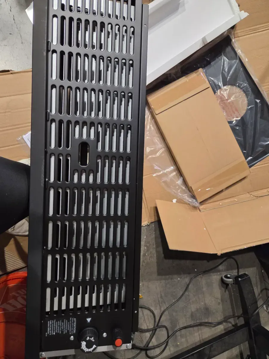 Direct Vent PROPANE Gas Wall Heater/Furnace with Thermostat, 25,000 BTU. Professional Vent Kit Included. Gray/Black - image 3