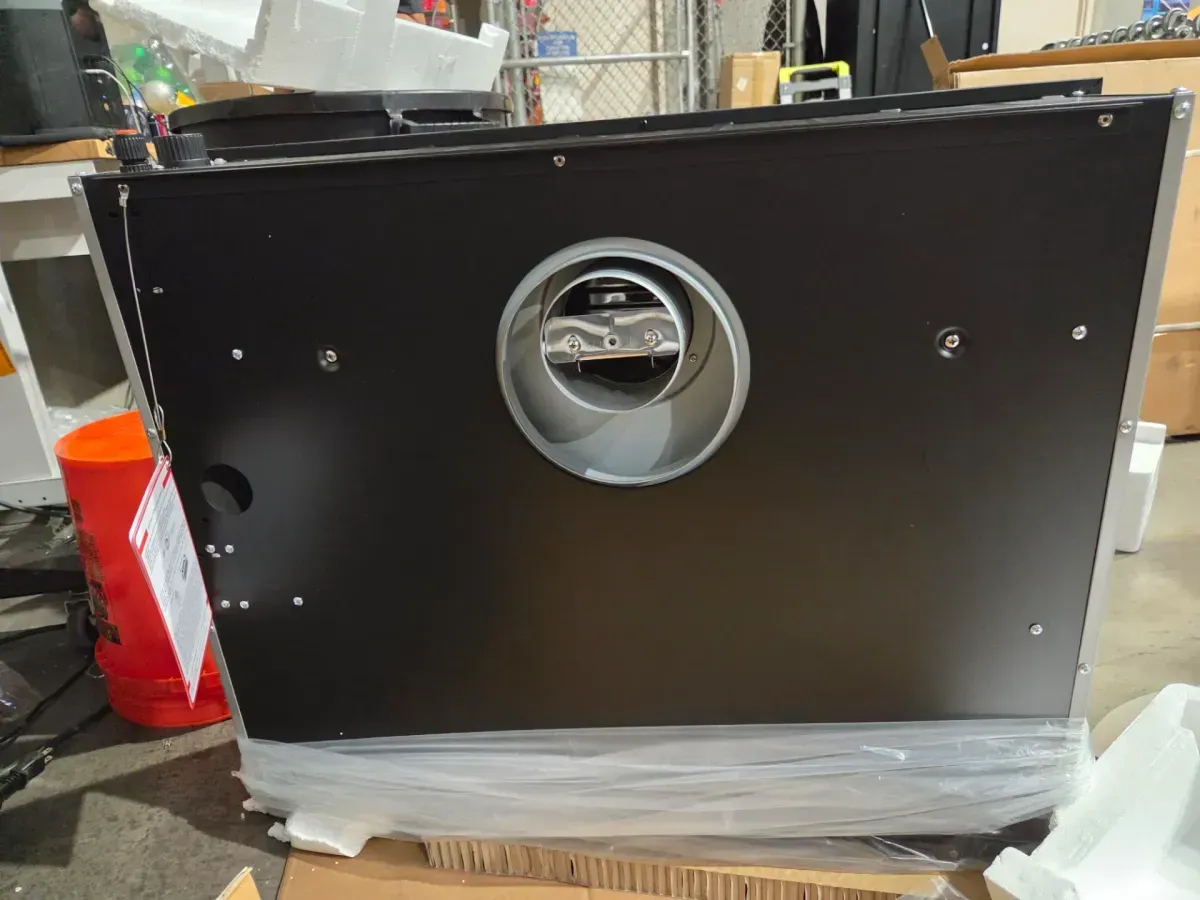 Direct Vent PROPANE Gas Wall Heater/Furnace with Thermostat, 25,000 BTU. Professional Vent Kit Included. Gray/Black - image 5