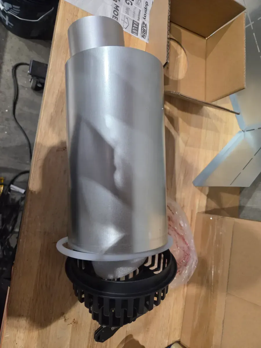 Direct Vent PROPANE Gas Wall Heater/Furnace with Thermostat, 25,000 BTU. Professional Vent Kit Included. Gray/Black - image 7