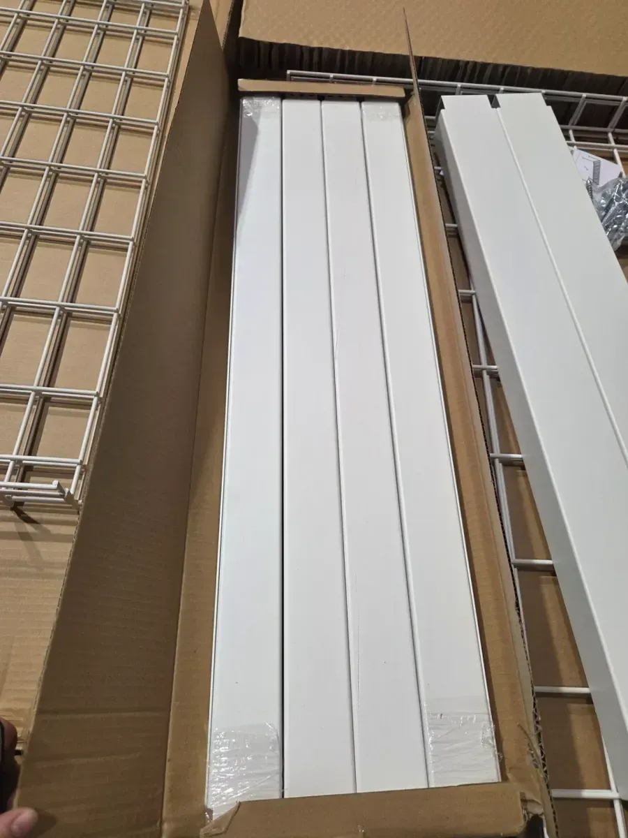 97.5 in. W x 43.75 in. H x 32 in. D Adjustable Metal Overhead Garage Storage Rack in White - image 4