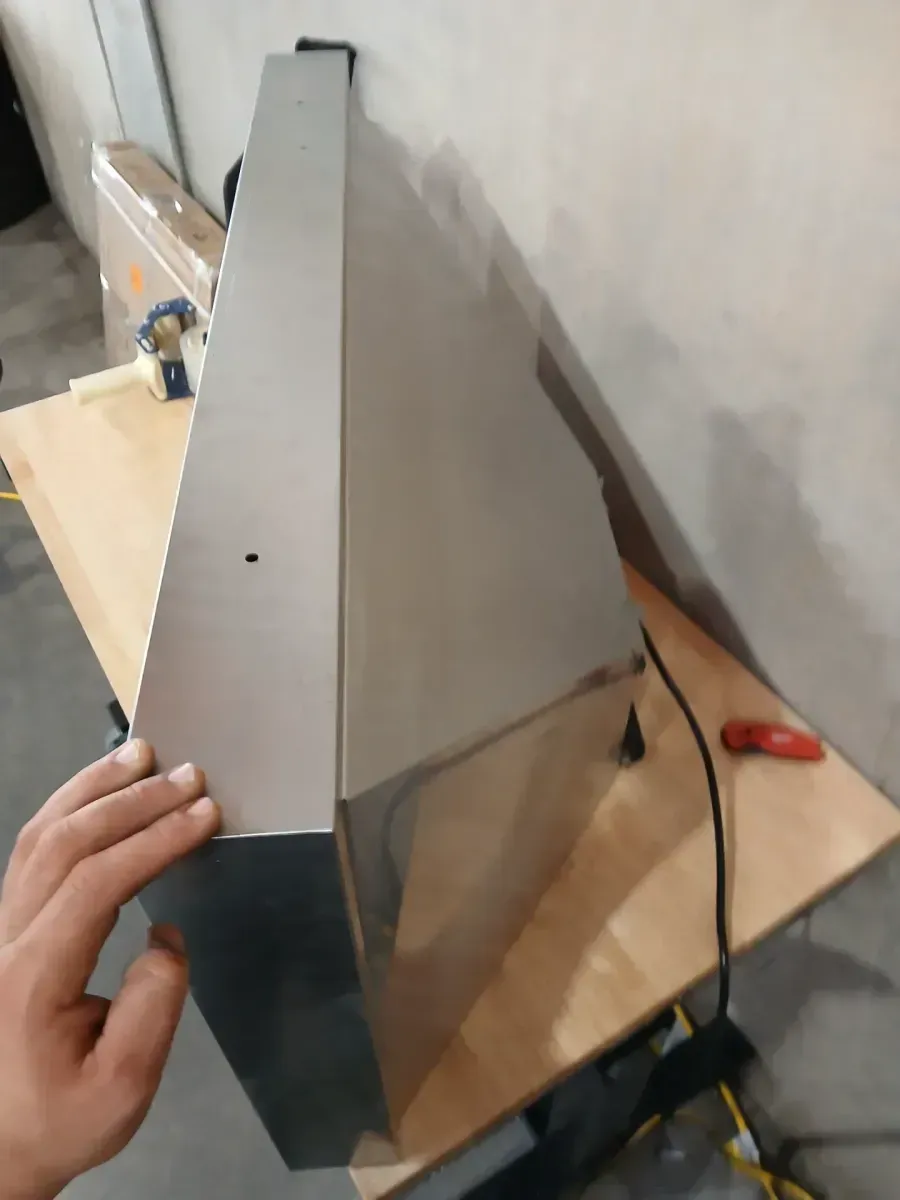 *** The range hood connector is damaged.*** Range Hood Insert 20 Inch 600 CFM Stainless Steel, Ultra-Quiet Built-in Kitchen Exhaust Hood with Dishwasher-Safe Filter - image 3