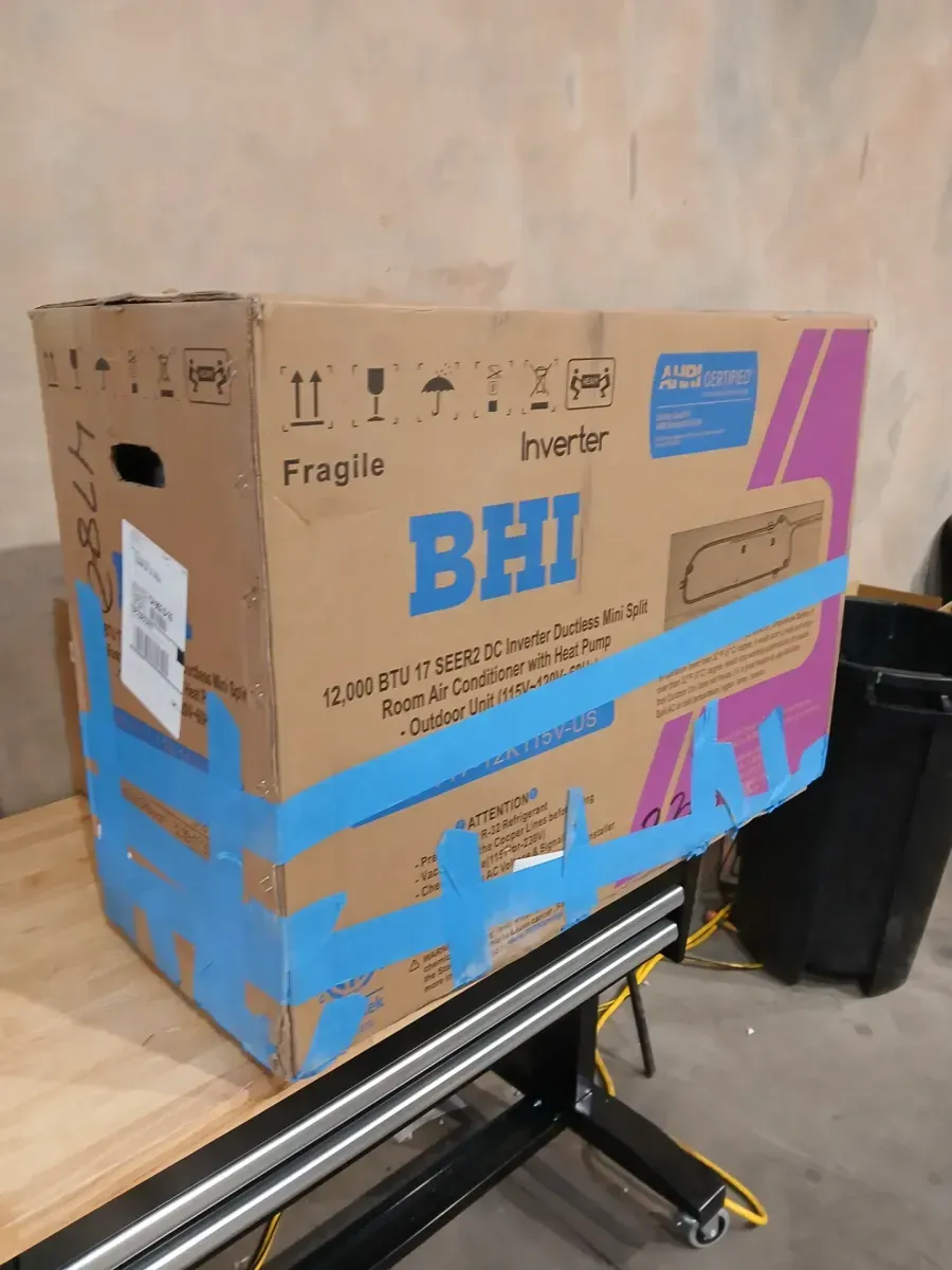 12,000 BTU 115-Volt, 17 SEER2, 600 sq. ft. Ductless Mini Split Air Conditioner with Heat Pump, 16.4 ft. (5m) Lineset - image 5