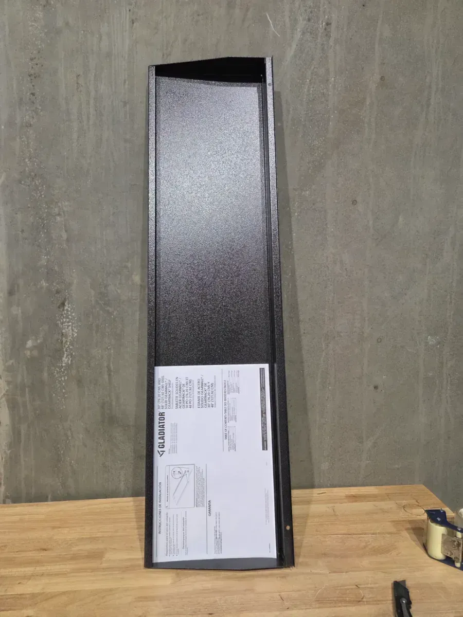 Premier Series 12 in. x 48 in. Steel Garage Wall Shelving in Hammered Granite - image 3