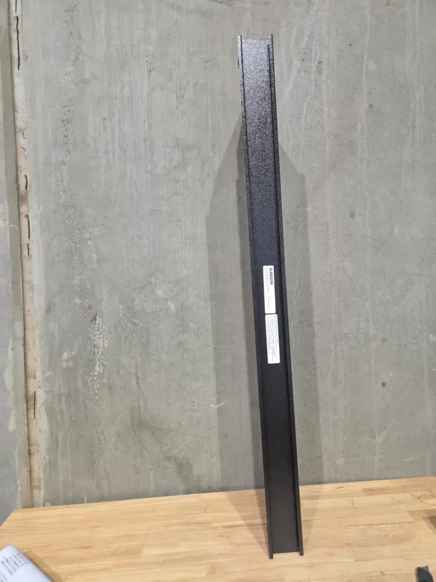 Premier Series 12 in. x 48 in. Steel Garage Wall Shelving in Hammered Granite - image 4