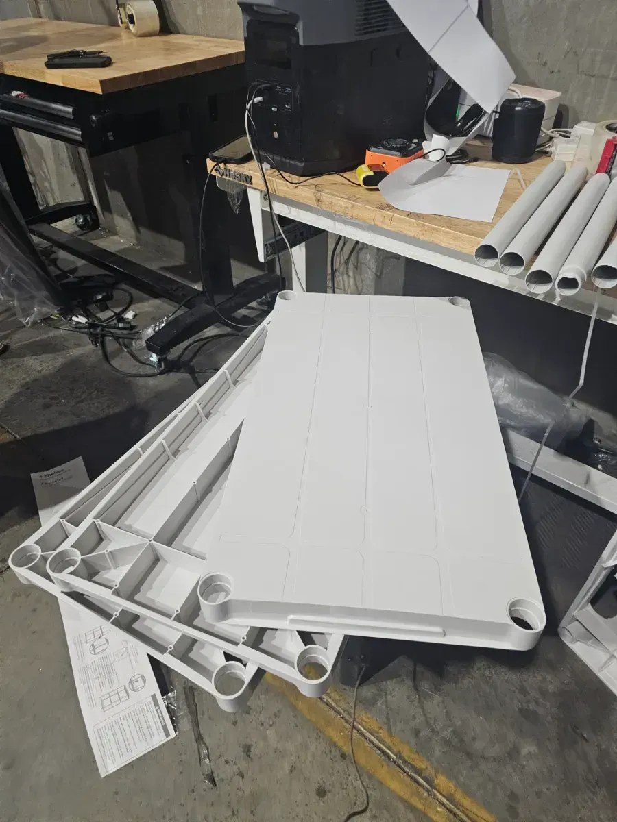 4-Tier Easy Assembly Multi-purpose Plastic Garage Storage Shelving Unit in Gray (28 in. W x 52 in. H x 15 in. D) - image 4