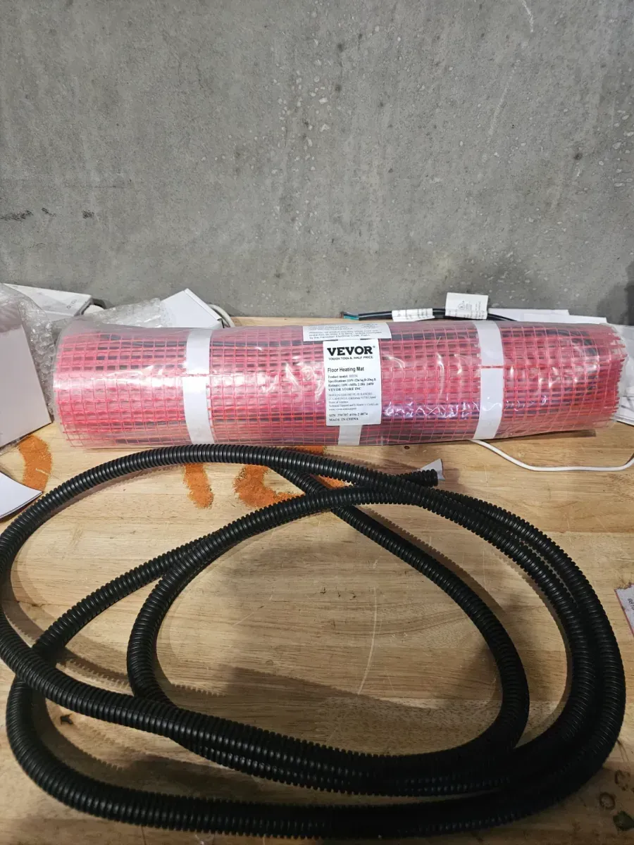 Floor Heating Mat 20 Sq. ft Electric Radiant In-Floor Heated Warm System with Digital Floor Sensing Thermostat - image 2