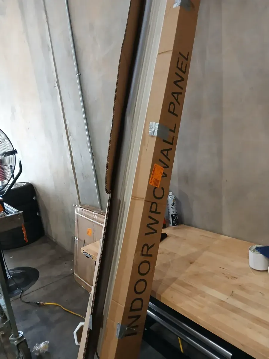 6-Pieces Light 102 In. x 6.5 In. x 0.94 In. WPC 3D Wood Wall Paneling for Interior Wall Decor (27.6 sq. ft./Case) - image 2