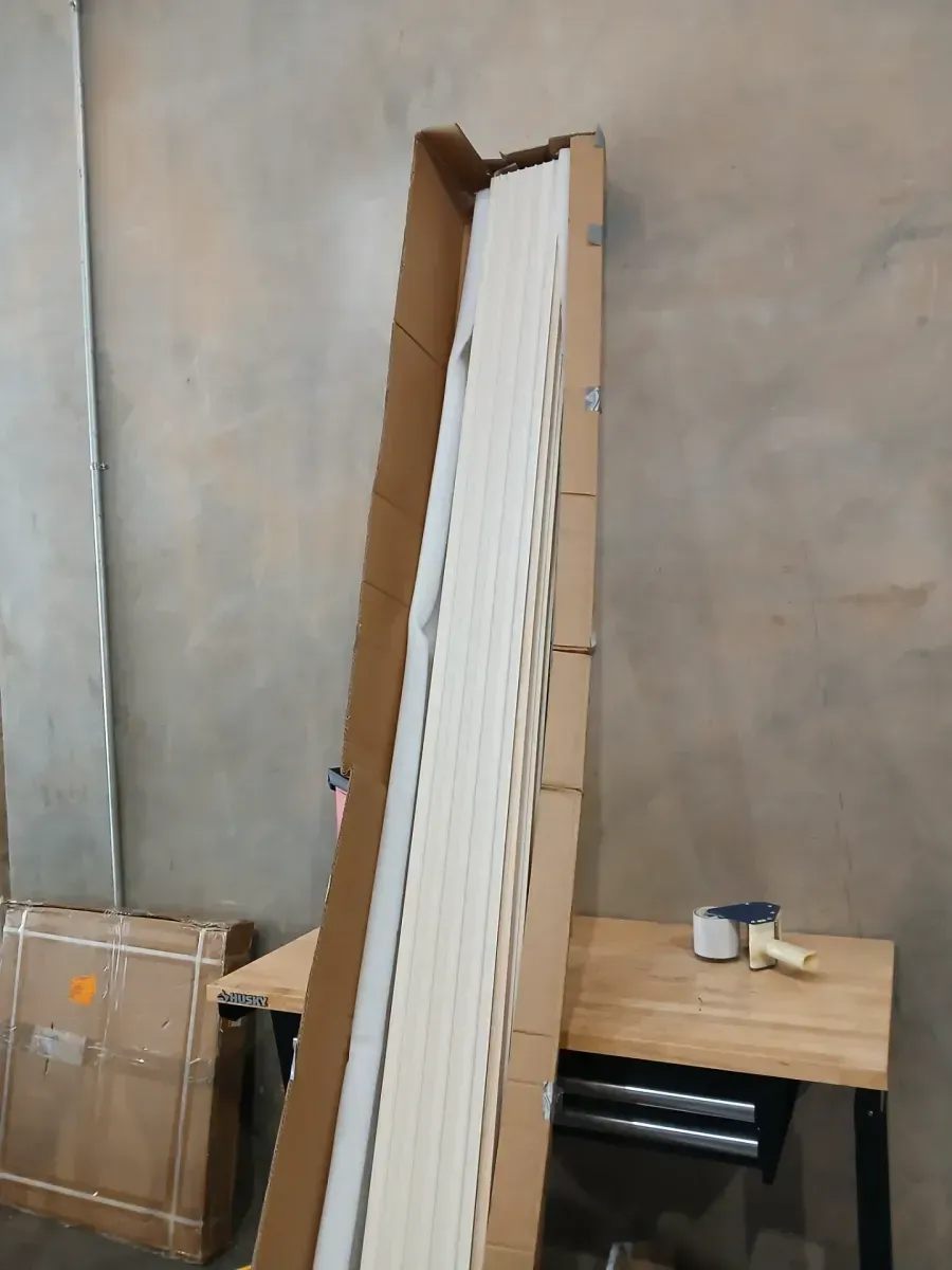 6-Pieces Light 102 In. x 6.5 In. x 0.94 In. WPC 3D Wood Wall Paneling for Interior Wall Decor (27.6 sq. ft./Case) - image 3