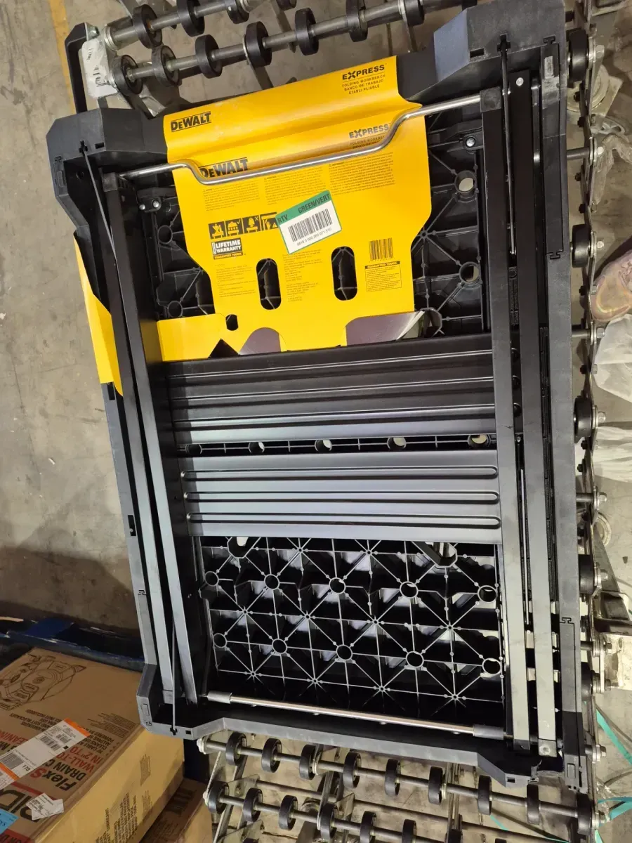 DEWALT 33 in. H Plastic Folding Portable Sawhorse Workbench - image 5