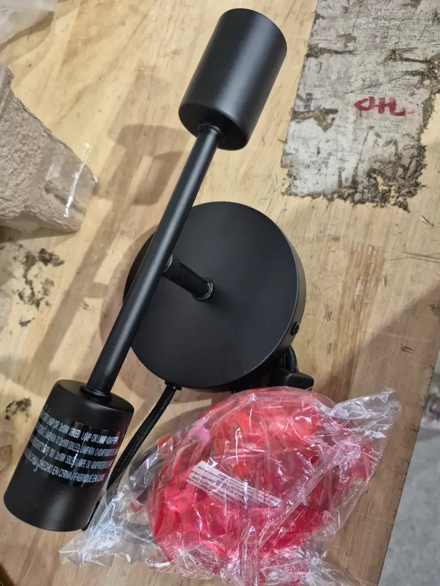 Hampton Bay 10 in. 2-Light Matte Black Plug-In or Hardwire Wall Sconce for Bathroom - image 5