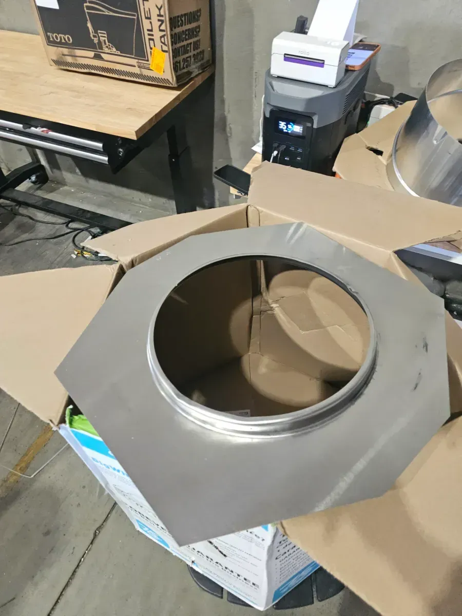 LOMANCO 14 in. Mill Finish Aluminum Internally Braced Whirlybird Wind Turbine - image 4