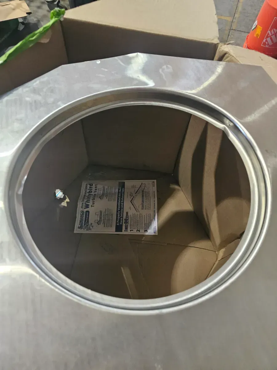 LOMANCO 14 in. Mill Finish Aluminum Internally Braced Whirlybird Wind Turbine - image 5