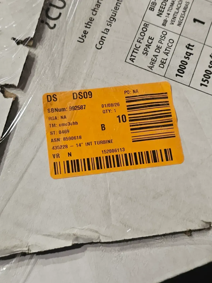 LOMANCO 14 in. Mill Finish Aluminum Internally Braced Whirlybird Wind Turbine - image 7