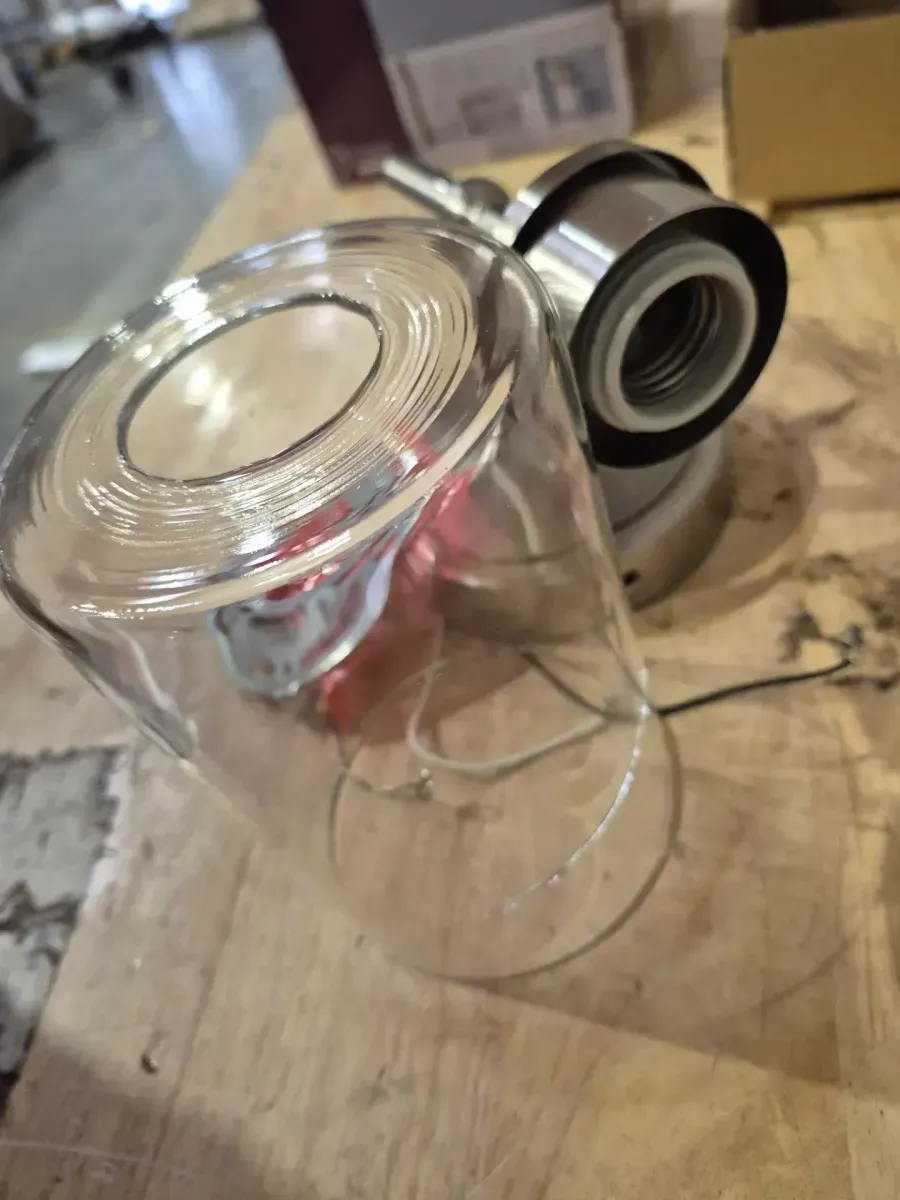 Ayelen 1-Light Brushed Nickel Indoor Wall Sconce, Modern Wall Light - image 5