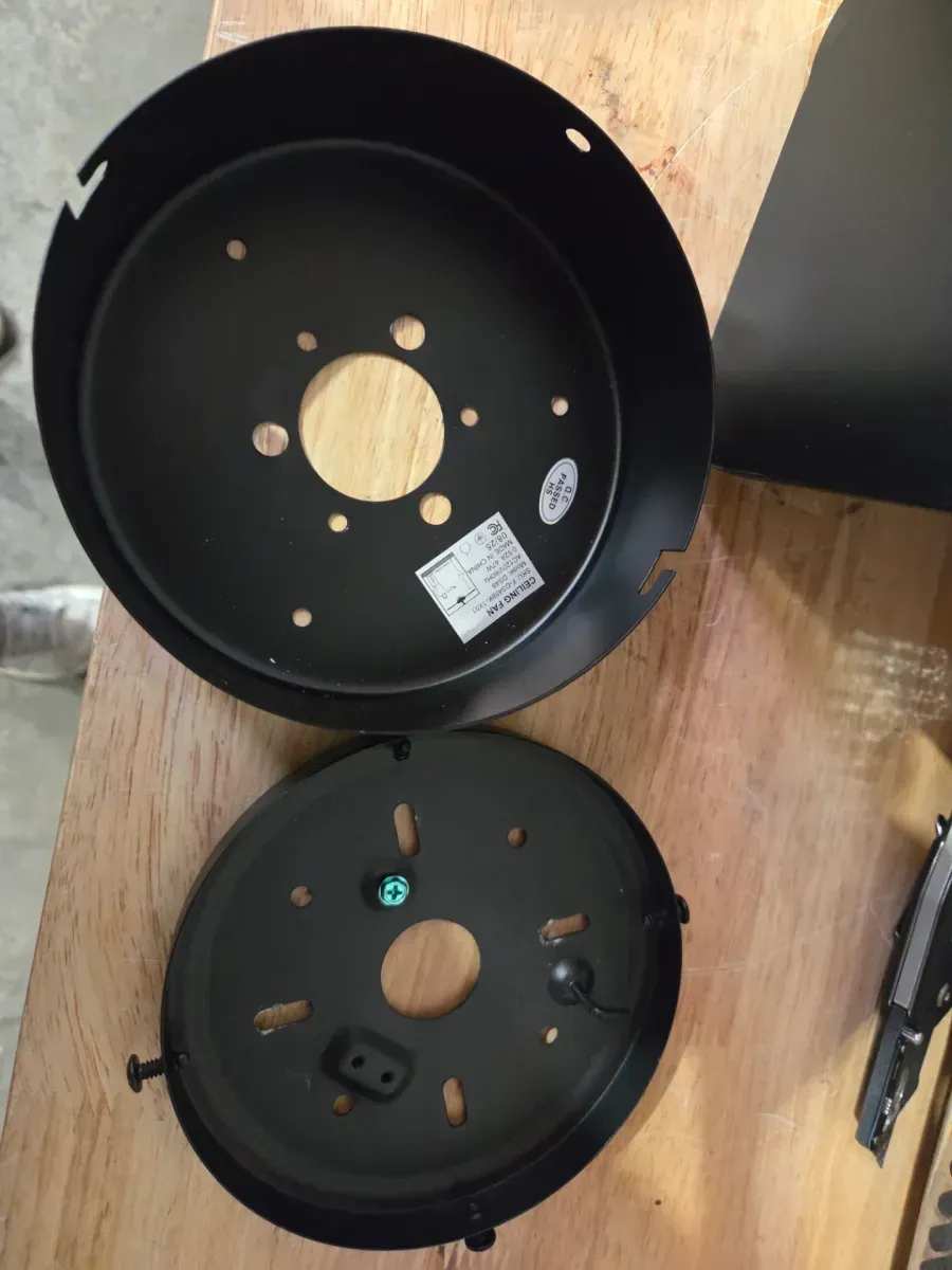 48 in. Indoor Black Low Profile 6-Speed 3-Color Ceiling Fan with Light Kit and Remote Control and DC Motor - image 3