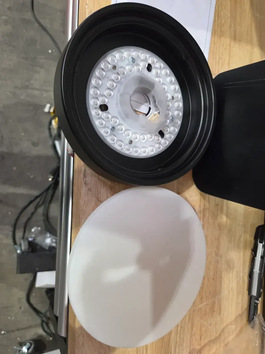 48 in. Indoor Black Low Profile 6-Speed 3-Color Ceiling Fan with Light Kit and Remote Control and DC Motor - image 6