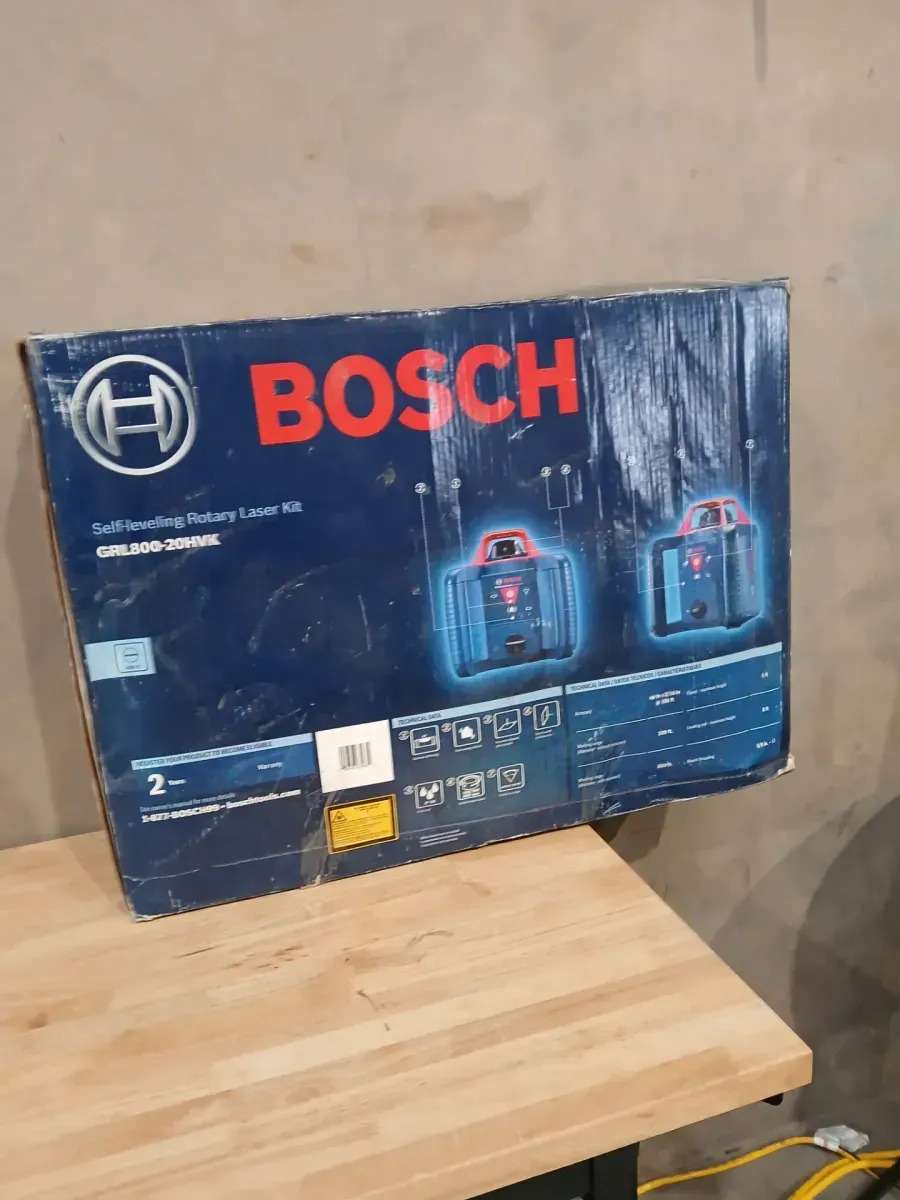 800 ft. Rotary Laser Level Complete Kit Self Leveling with Hard Carrying Case - image 2