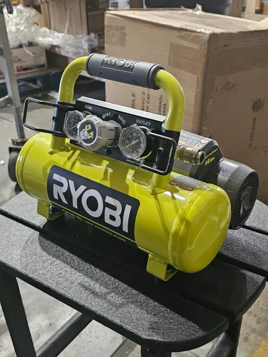 RYOBI 18V ONE+ Cordless 1 Gal. Portable Horizontal Air Compressor with 120 PSI Maximum Pressure (Tool Only) - image 2