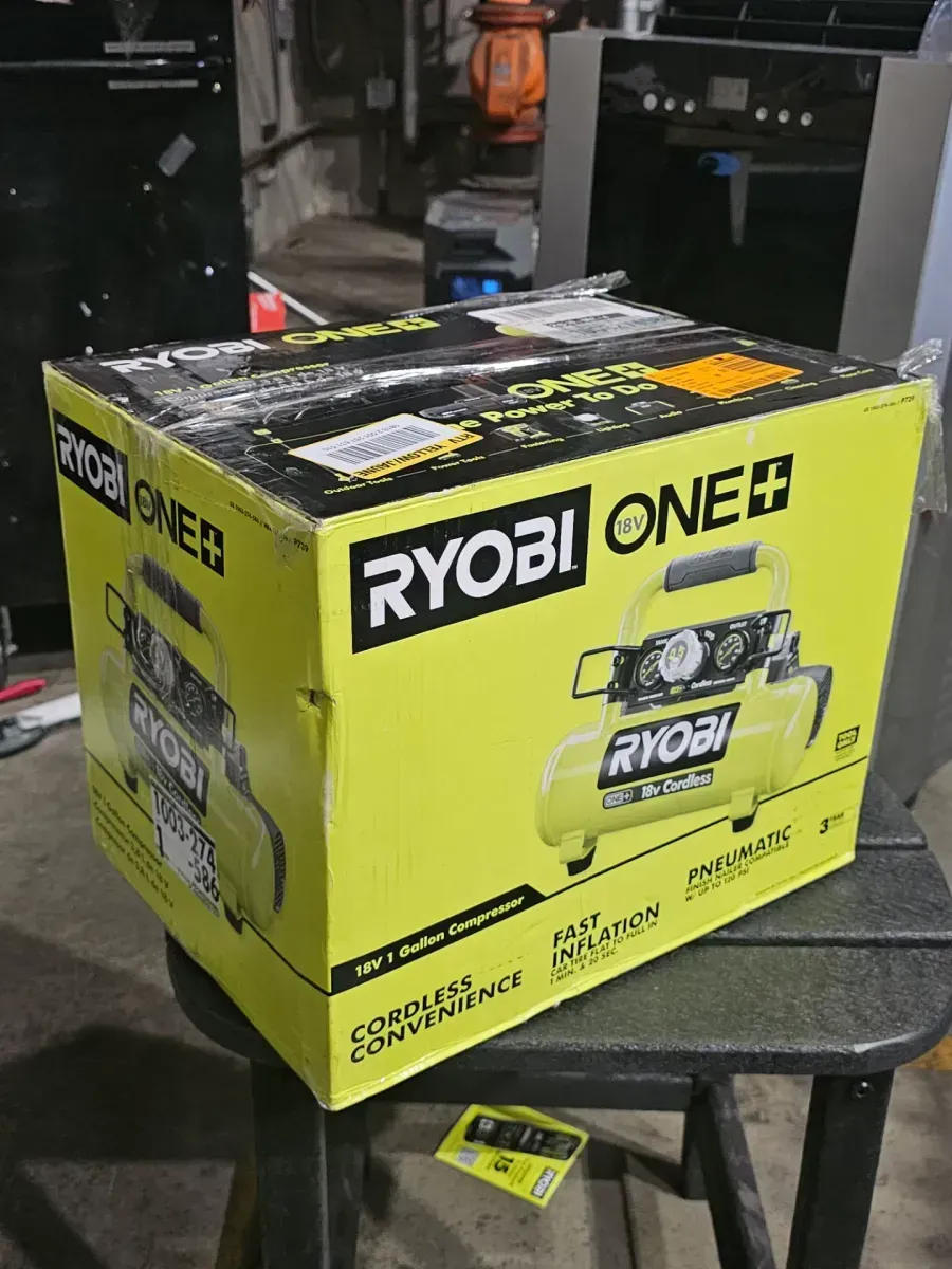 RYOBI 18V ONE+ Cordless 1 Gal. Portable Horizontal Air Compressor with 120 PSI Maximum Pressure (Tool Only) - image 5