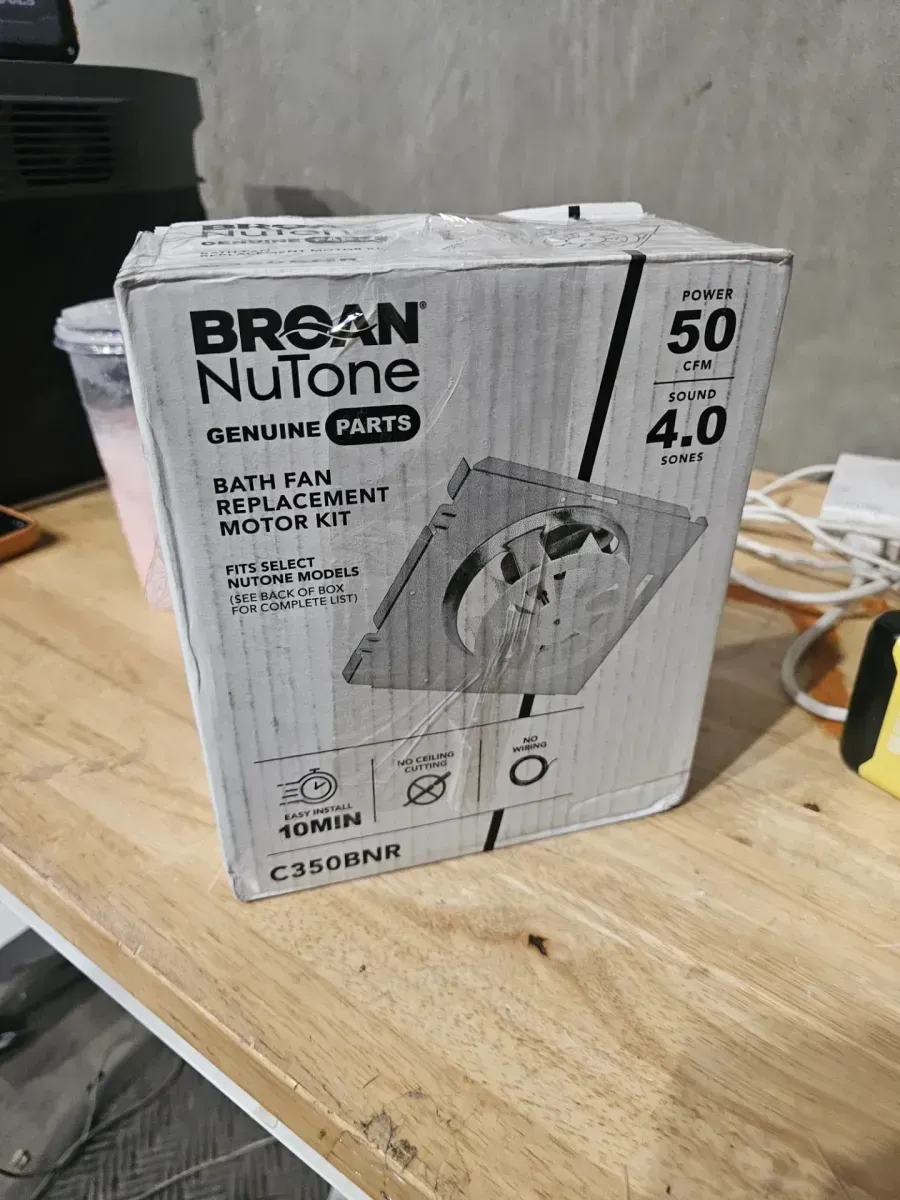 Genuine Replacement Motor Wheel for 696N Ventilation Fan, 50CFM, 4.0 Sones - image 5