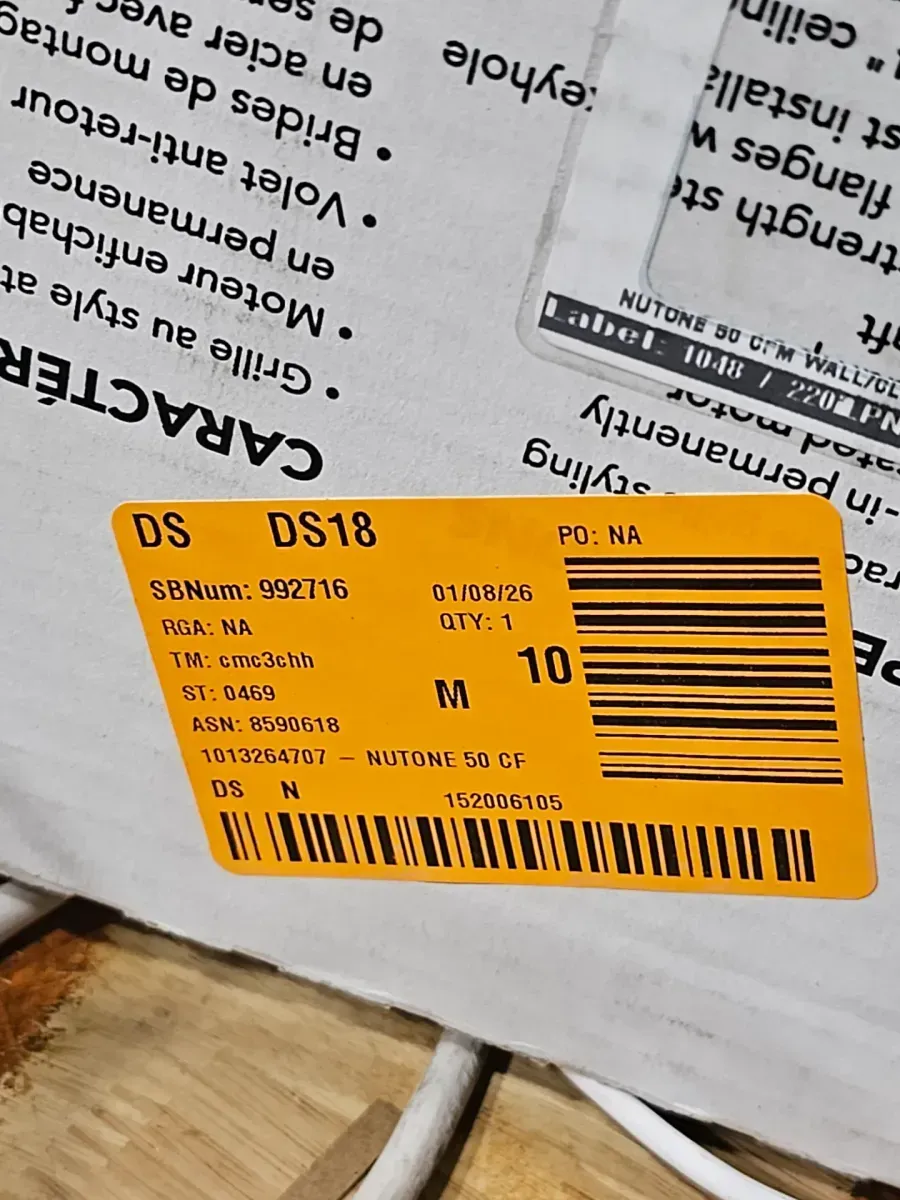 Broan-NuTone 50 CFM Ceiling Bathroom Exhaust Fan with No‑Cut Installation, Quiet Operation - image 4
