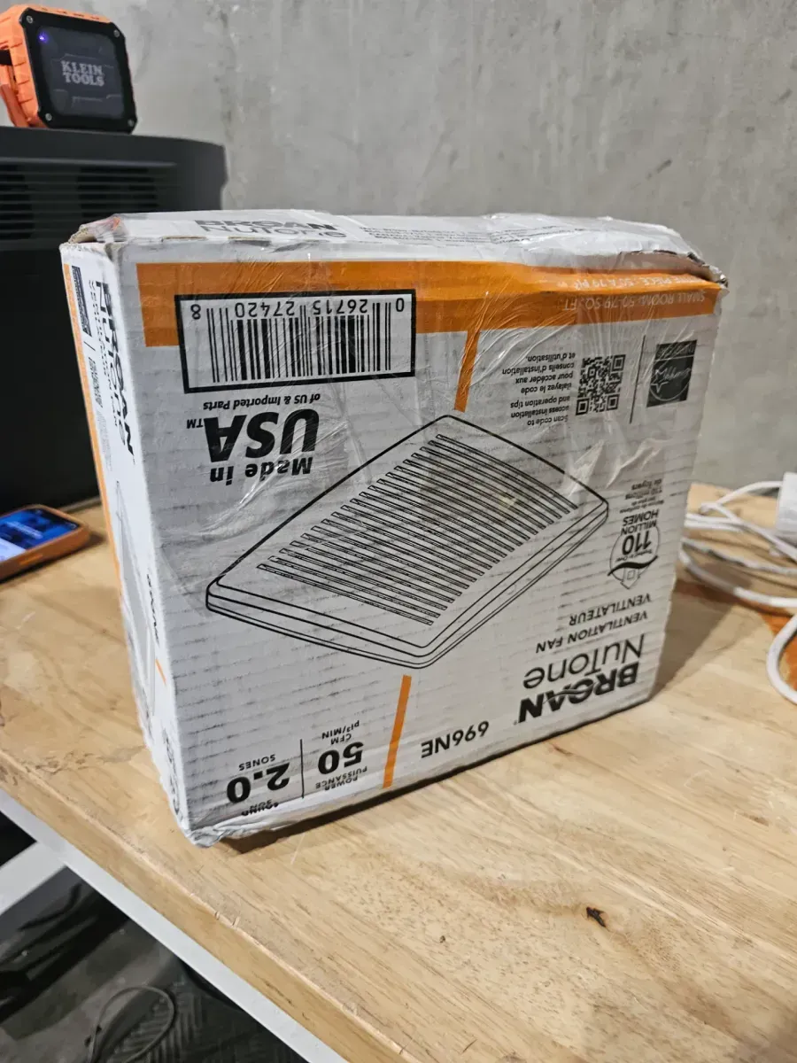 Broan-NuTone 50 CFM Ceiling Bathroom Exhaust Fan with No‑Cut Installation, Quiet Operation - image 5