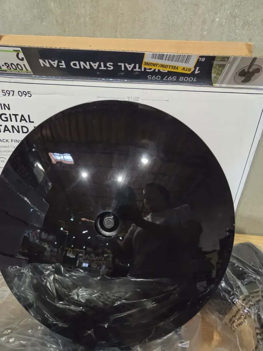 16 in. 3 Speed Digital Oscillating Standing Fan with Adjustable Height - image 3