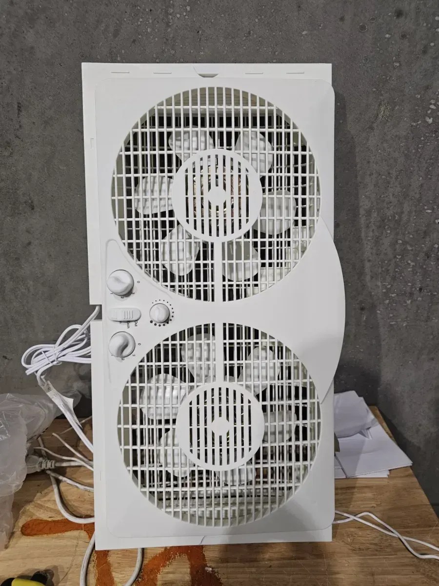 9 in. Twin Window Fan - image 2