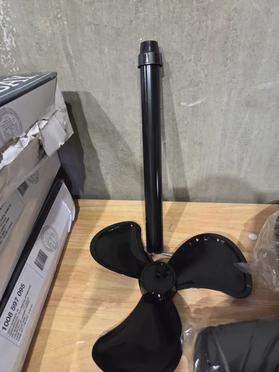 16 in. 3 Speed Digital Oscillating Standing Fan with Adjustable Height - image 3