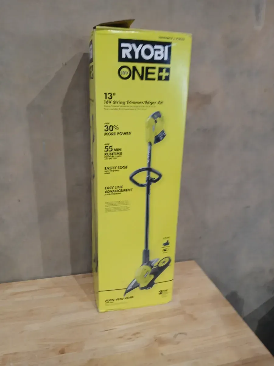 ONE+ 18V 13 in. Cordless Battery String Trimmer/Edger with 4.0 Ah Battery and Charger - image 2