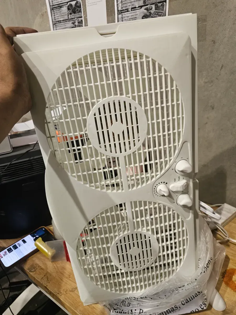 9 in. Twin Window Fan - image 3