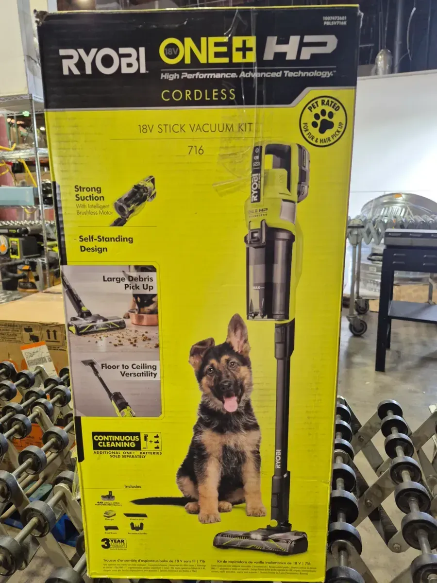 ONE+ HP 18V Cordless Pet Stick Vacuum Cleaner Kit with 4.0 Ah HIGH PERFORMANCE Battery and Charger - image 3