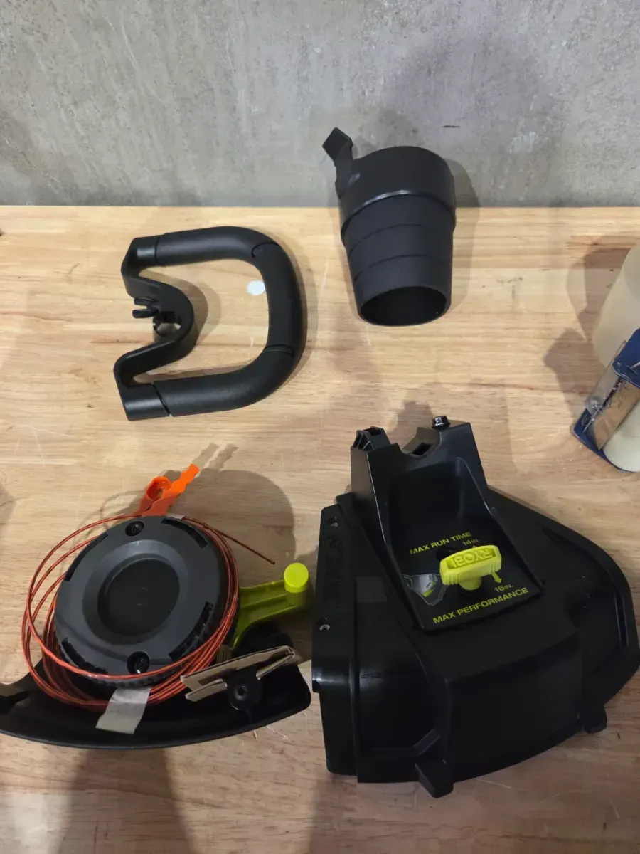 40V HP Brushless 650 CFM 160 MPH Cordless Leaf Blower and Carbon Fiber String Trimmer with 4Ah Battery and Charger - image 3