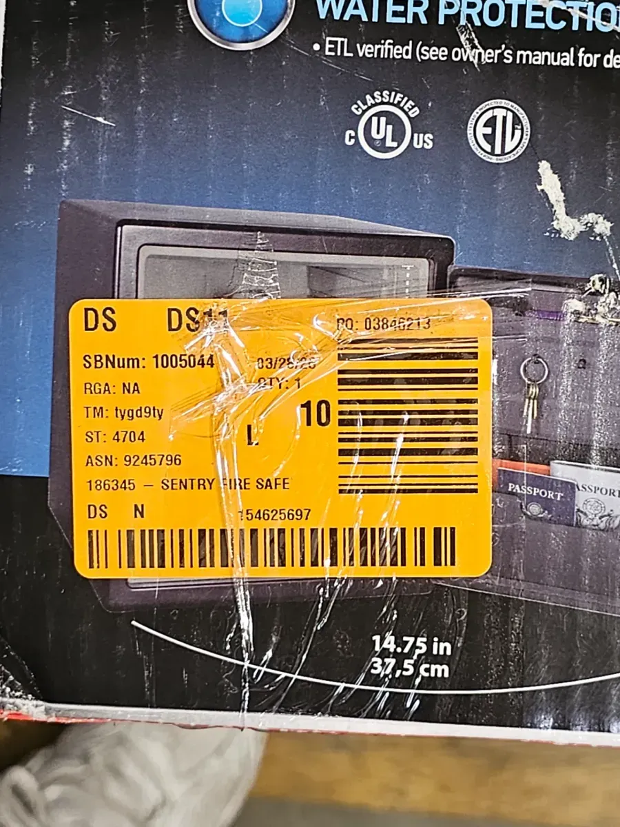 1.2 cu. ft. Fireproof & Waterproof Safe with Digital Combination Lock - image 3