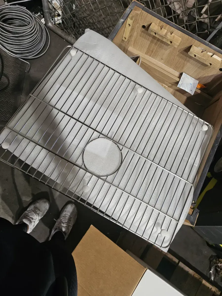 Kennon Drop-In Neoroc Granite Composite 25 in. Single Bowl Kitchen Sink in Matte Black with Basin Rack - image 2