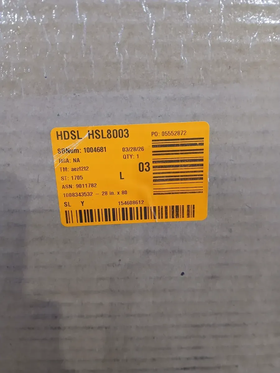 28 in. x 80 in. x 1-3/8 in. 1-Lite Solid Core Frosted Glass Shaker White Primed Wood Interior Door Slab - image 4