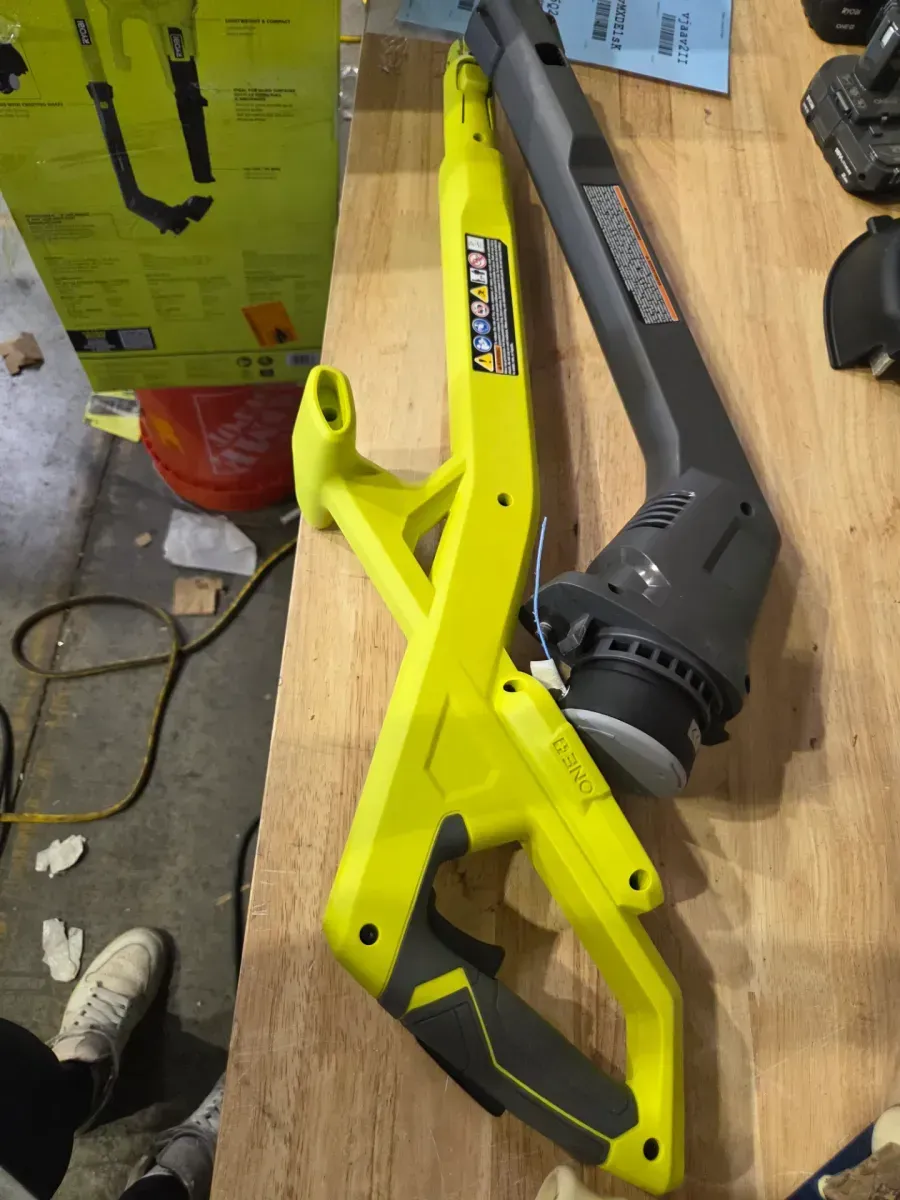 ONE+ 18V Cordless String Trimmer/Edger and Blower/Sweeper Combo Kit (2-Tools) with 2.0 Ah Battery and Charger - image 3