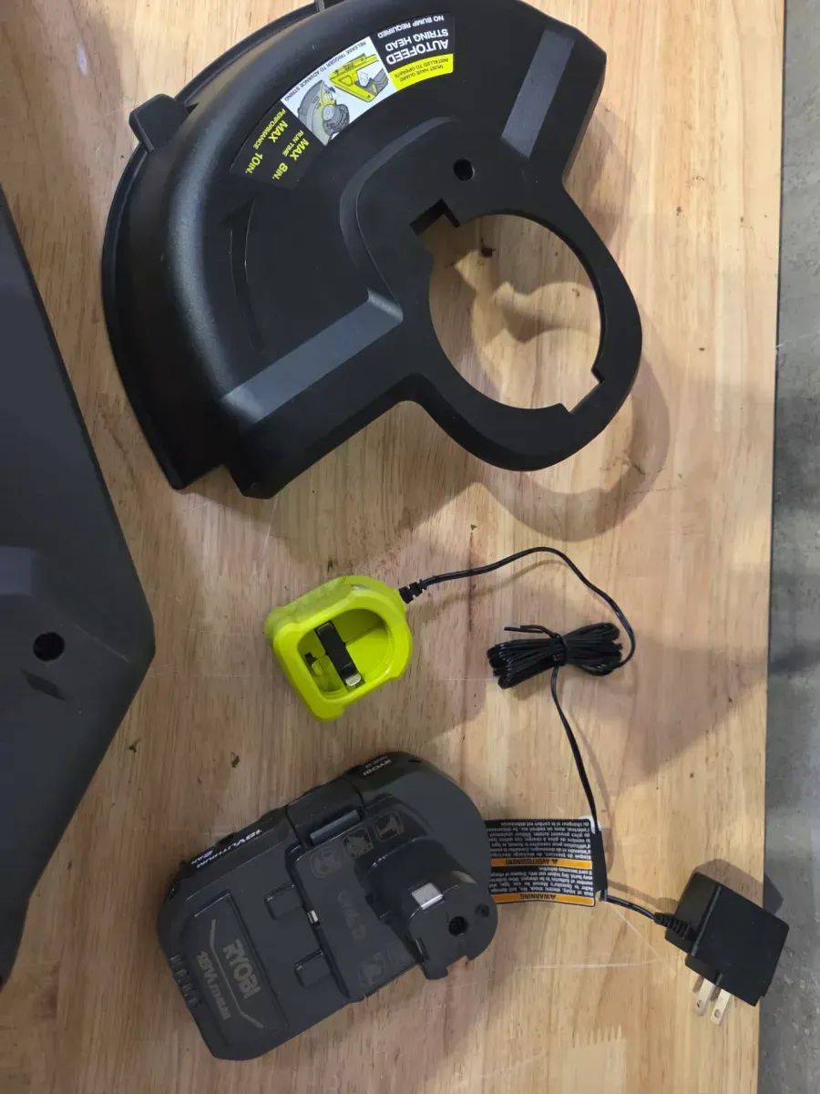 ONE+ 18V Cordless String Trimmer/Edger and Blower/Sweeper Combo Kit (2-Tools) with 2.0 Ah Battery and Charger - image 4