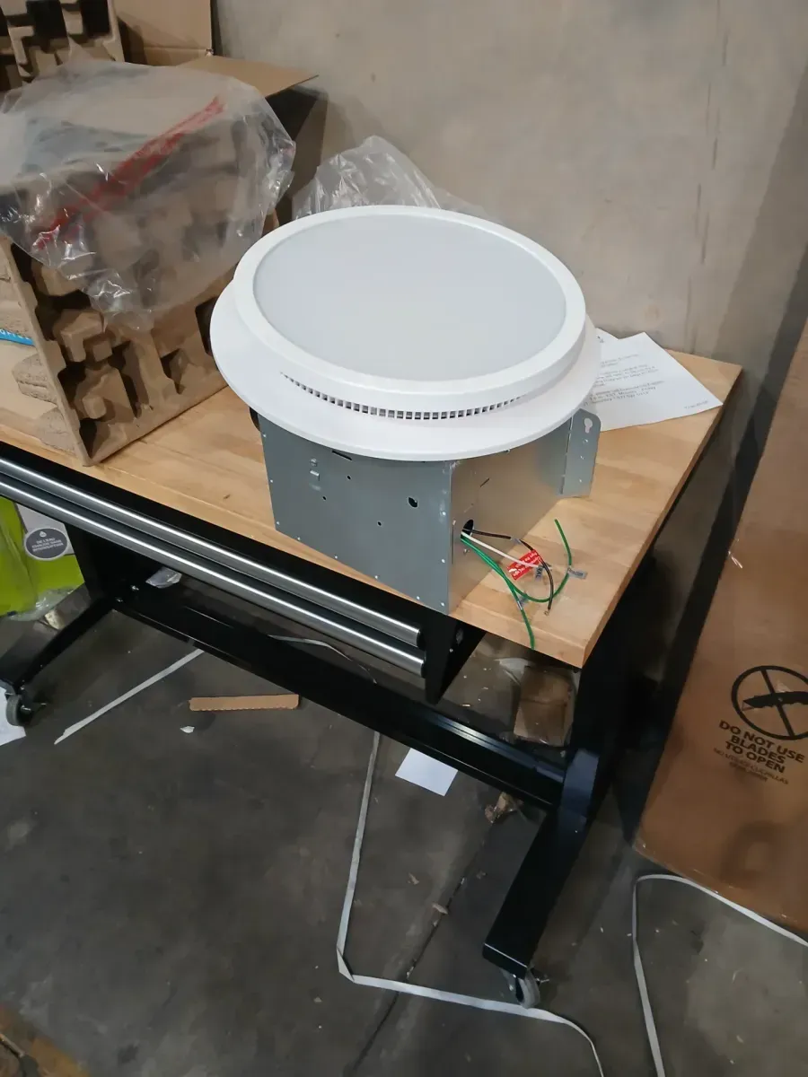 110 CFM 1.5 Sones Ceiling Bathroom Exhaust Fan with Bluetooth, Humidity Sensor, Adjustable CCT LED and Night Light - image 3