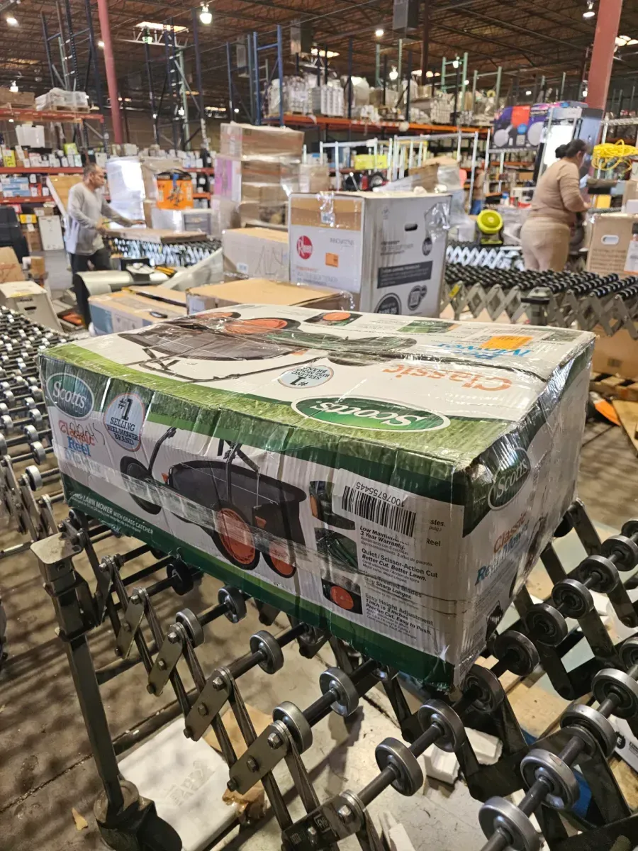 Scotts 20 in. Manual Walk Behind Reel Lawn Mower, Includes Grass Catcher - image 6