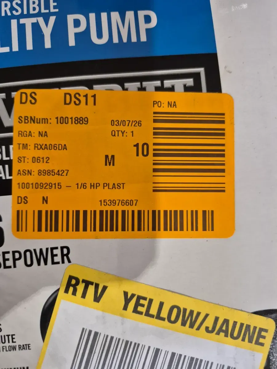 Everbilt 1/6 HP Submersible Thermoplastic Utility Pump - image 4