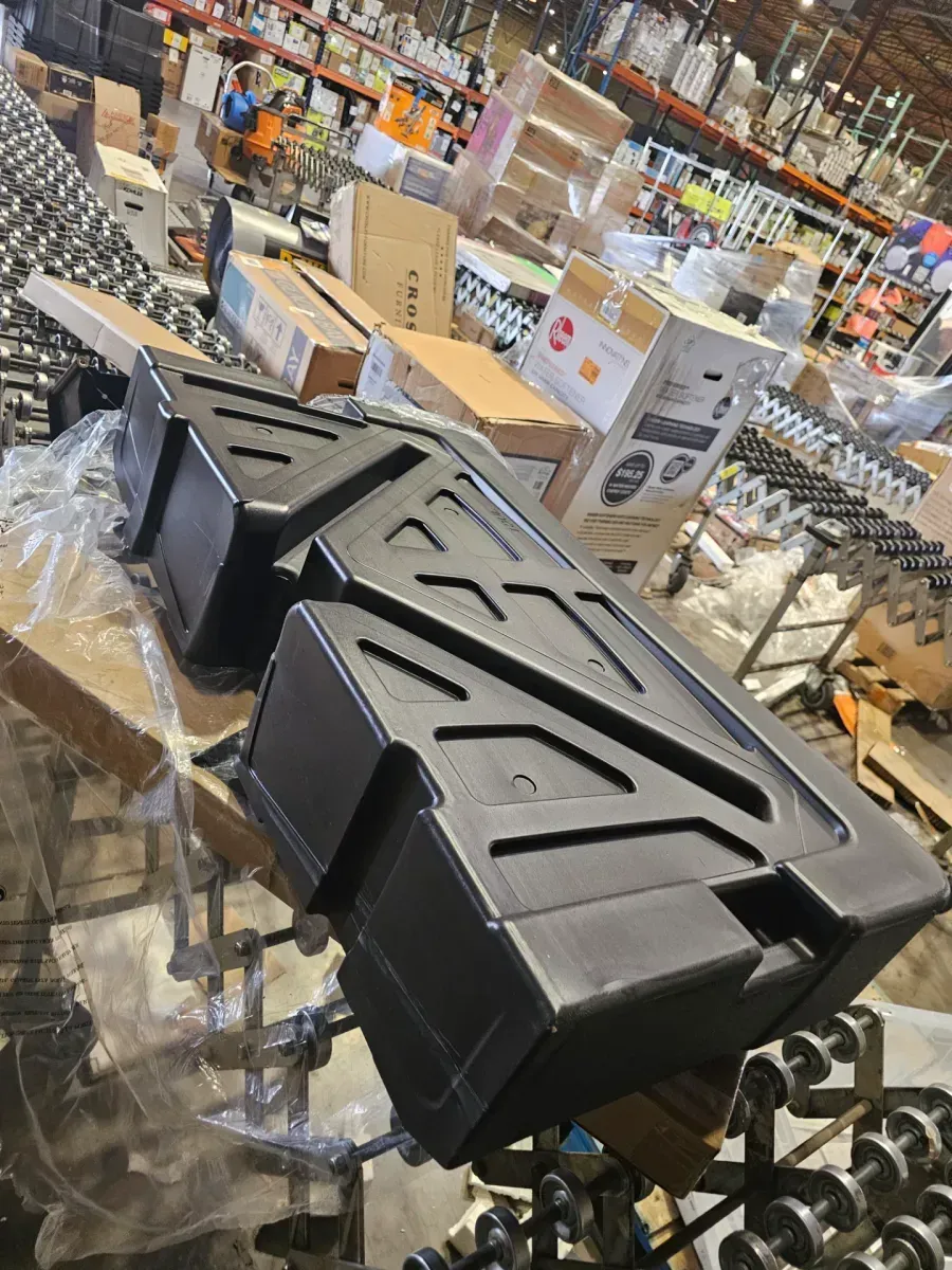 49 lb. Plastic Patio Umbrella Base Sand/Water Filled Outdoor Offset Cantilever Umbrella Base in Black - image 2