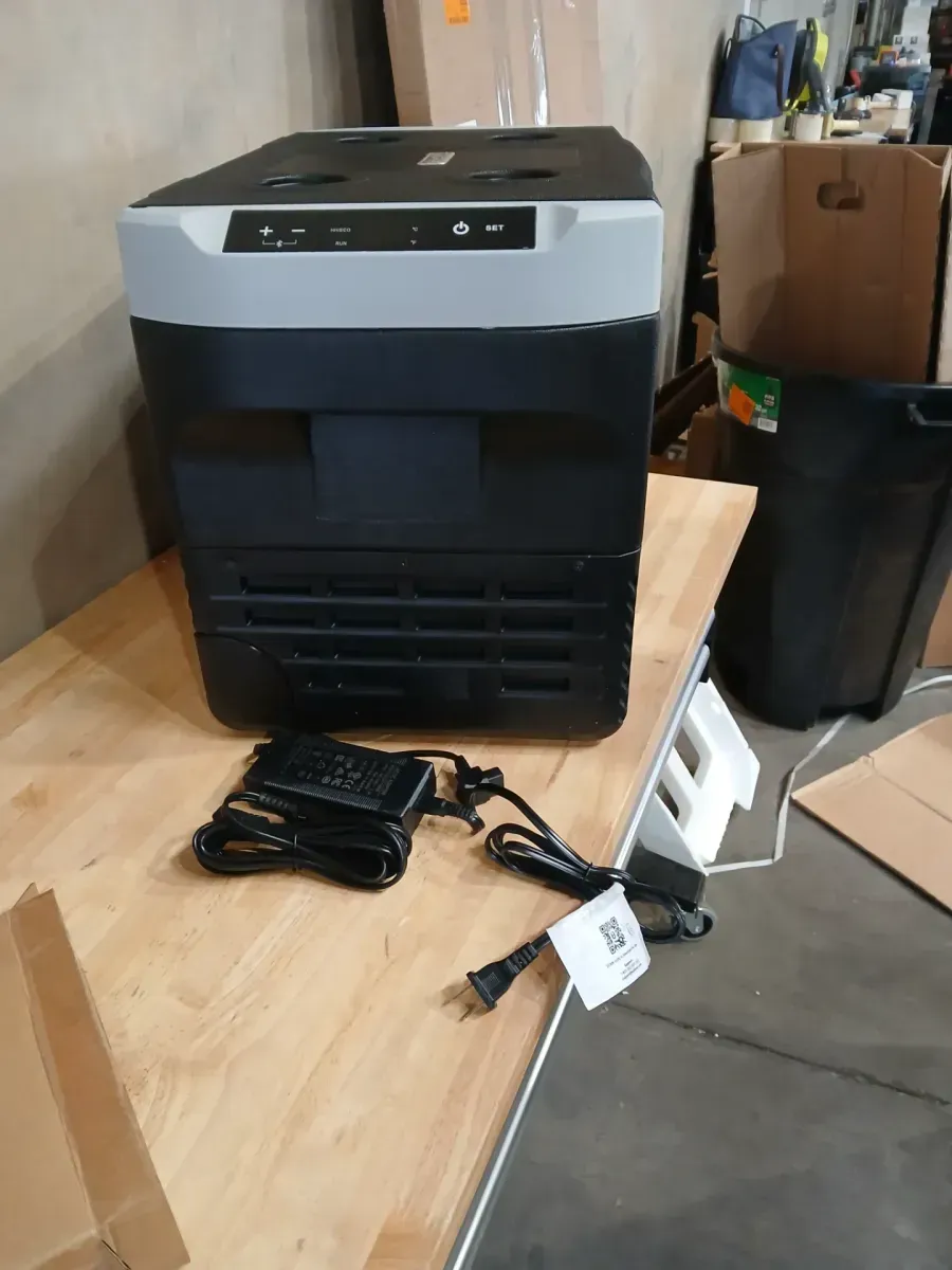 12-Volt 32 qt. Outdoor Portable Fridge in Black, FCC Certification, Large Capacity, Efficient Cooling, -4℉~68℉ - image 4