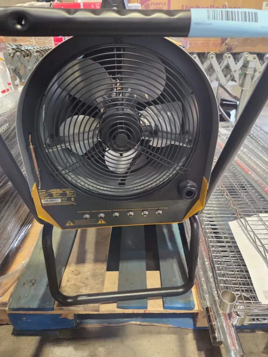 20,000-Watt Forced Air Electric Indoor Furnace Space Heater with Thermostat - image 3