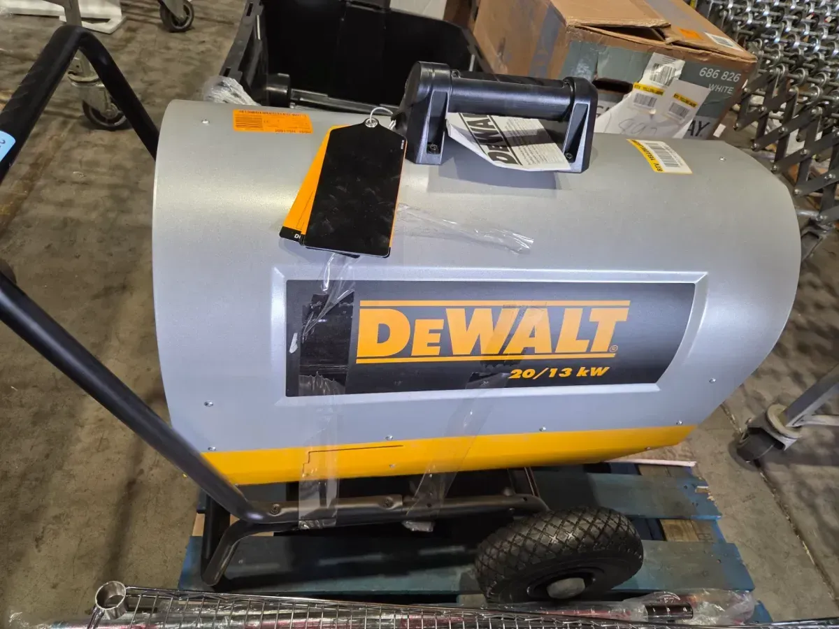 20,000-Watt Forced Air Electric Indoor Furnace Space Heater with Thermostat - image 4