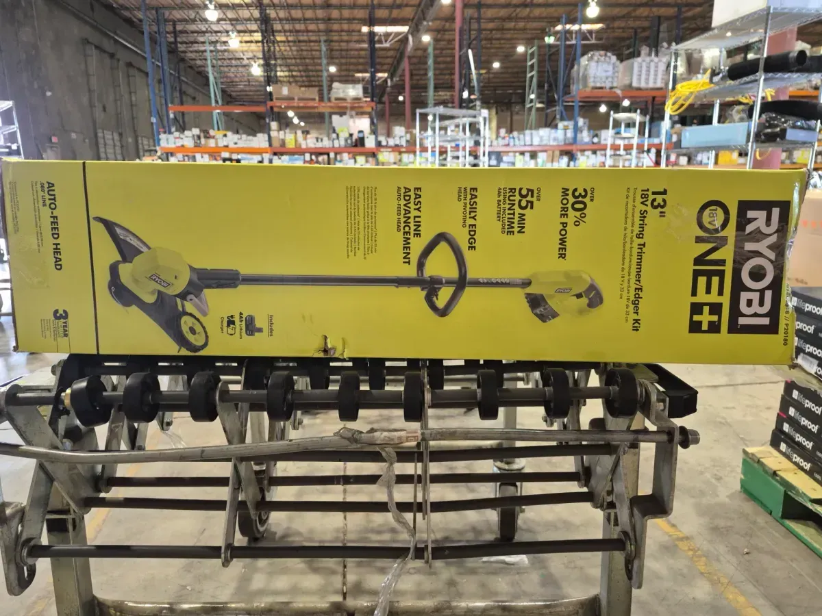 ONE+ 18V 13 in. Cordless Battery String Trimmer/Edger with 4.0 Ah Battery and Charger - image 2