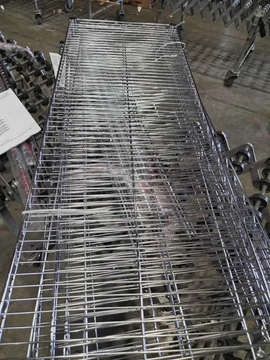 5-Tier Commercial Grade Heavy Duty Steel Wire Shelving Unit in Chrome (48 in. W x 72 in. H x 18 in. D) - image 3